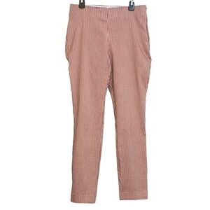 A New Day Plaid Stretch Waistband Size 6 Pant